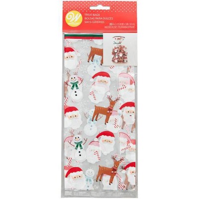 Snowman Warm Holiday Wishes Resealable Treat Sandwich Bags 20 Ct Wilton