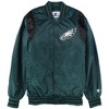 STARTER Mens Philadelphia Eagles Varsity Jacket, Green, Large (Regular) - 4 of 4