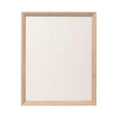 24" x 30" Linen Natural Framed Pinboard - Sheffield Home