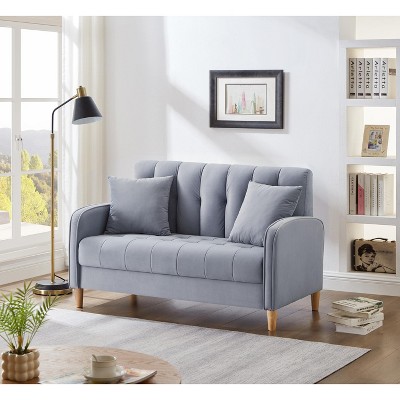 Modern Design Loveseat, Elgant Velvet Upholstered Tufted Sofa Couch for Living Room Department Small Space - ModernLuxe
