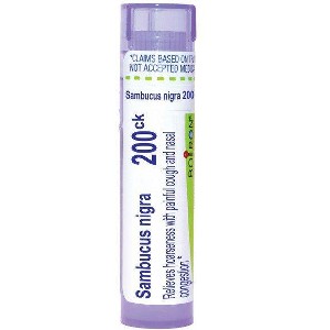 Sambucus Nigra 200CK by Boiron Homeopathic Single Medicine For Cough & Cold Relief  -  80 Pellet - 1 of 4
