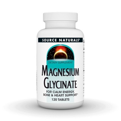 Magnesium Glycinate by Source Naturals, Inc.  -  120 Tablet