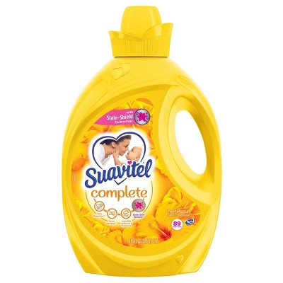 Suavitel Complete Scented Liquid Fabric Softener and Conditioner - Morning Sun - 105 fl oz