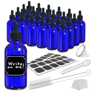 Nevlers 4 Oz Glass Dropper Bottles - Leakproof (24pk) - 1 of 4