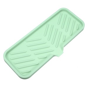 Unique Bargains Bathroom Kitchen Silicone Soap Dish - 1 of 4