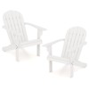 Tangkula 4PCS Patio Adirondack Chair w/ Inclined Seat High Backrest & Wide Armrests - 4 of 4