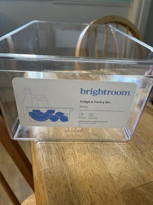 Large Bathroom Organizer Bin with Handles Clear - Brightroom™
