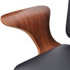 vidaXL Swivel Office Chair Bentwood with Artificial Leather Upholstery - image 4 of 4