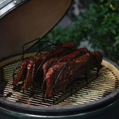 Black Non-Stick Stainless Steel Rib Rack