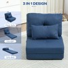 CAVINAS Bean Bag Chair Convertible Flip Chair Lazy Floor Sofa with Adjustable Backrest for Living Room - 4 of 4