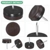 Unique Bargains Nail-on Furniture Sliders Chair Leg Protectors 40 Pcs - 2 of 4