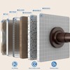 Shower Curtain Rod, Adjustable 32-61 Inch Spring Tension, Rust-Resistant Non-Slip Stainless Steel Rod, No Drilling Required, Bronze - 4 of 4