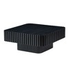 Airsurfer Medium Deep Ebony Coffee Table Modern Textured Coffee Table Living Room Centerpiece for Stylish Living Room Spaces - 3 of 4