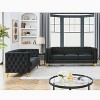 TiramisuBest 3-seater + 2-seater Combination sofa,Black - 3 of 4