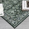 Runner Washable Vintage Floral Entryway Rug Soft Low Pile Non-Slip Non-Shedding Oriental Distressed Rug Hallway Laundry - 4 of 4