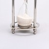 TopComfy Decorative Object Aluminum Frame Sand Timer Hourglass for Modern Home Office Decor, Silver, 4.5"*4.5"*9.5" - 3 of 4