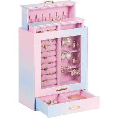 Jewelry Organizer Jewelry Box for Necklaces Rings Earrings Gift Bracelets Storage Case