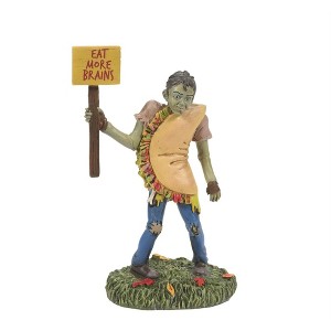 Department 56 Department 56 Snow Village Eat More Brains Halloween Figurine #6011449 - 1 of 4