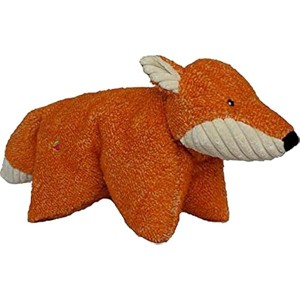 HuggleHounds Plush Dog Toy - Fuzzy HuggleHounds Dog Toys, Soft Plush, For Small and Large Breeds with Squeaker - Squooshie Fox - 1 of 1