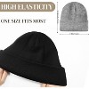 ZUPPAD Beanie for Men Women Unisex Knit Cuffed Plain Winter Beanies Hats Skull Cap Hats 1 Pack - 4 of 4
