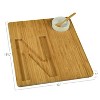 Picnic at Ascot Monogrammed Bamboo Charcuterie, Cheese & Cracker Serving Board - 3 of 3