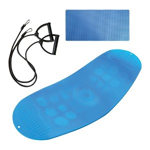 TRAKK Balance Board with Resistance Bands- Fitness Board for Workout - 1 of 2