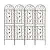 Maggift Patio Decorative Screens, Elegant Vine Pattern Yard Fencing, Pet-Safe Decorative Fence for Yard, Patio, Brown, 40"*19.7"*86.7" - 3 of 4