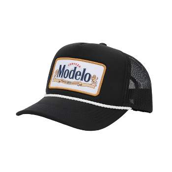 Modelo Logo Black Trucker Hat-OSFA
