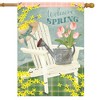 Briarwood Lane Spring House Flag 40x28 For Outdoor Spring Adirondack Chair For Spring House Flag - 2 of 4