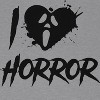 Rerun Island Women I Love Horror Face Black Short Sleeve Graphic Cotton Baby Tee - 2 of 4