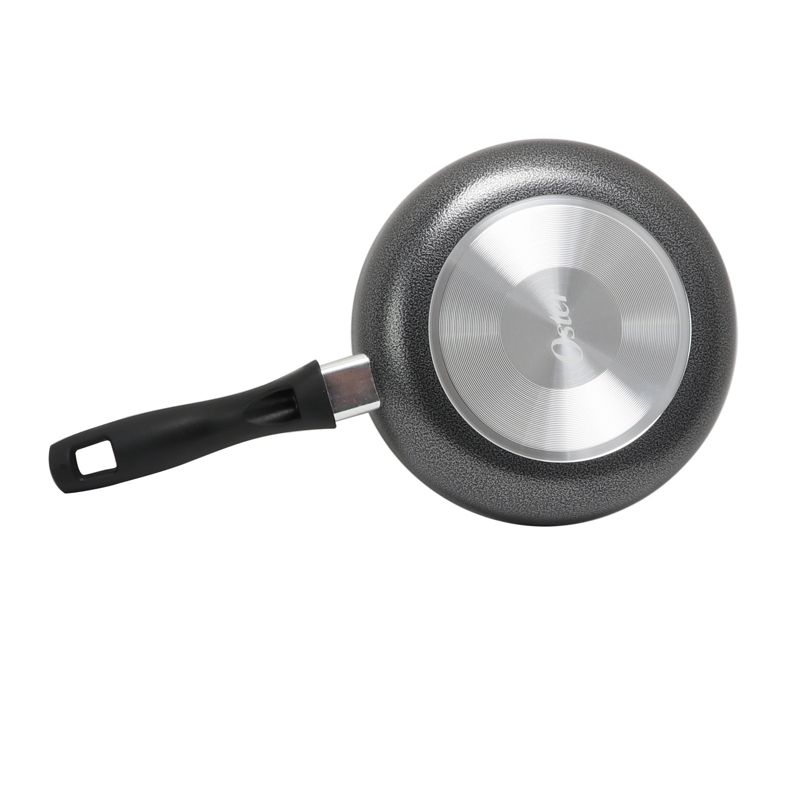 Oster Clairborne 8 Inch Aluminum Frying Pan in Charcoal Grey, 4 of 5