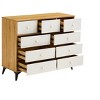 NicBex 6 Drawer Double Dresser for Bedroom,Modern Wood Style Drawers with Pulls,Dressers for Kids Room,Living Room,Entry and Hallway - 2 of 4