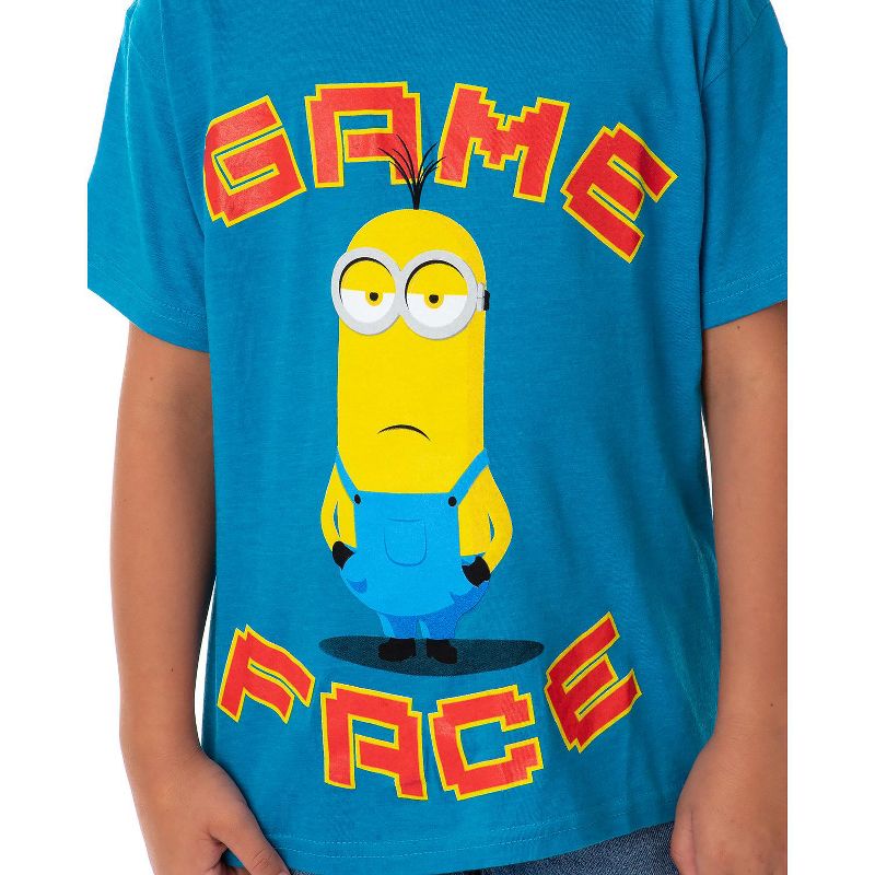 I Am Minions Rise Of Gru Boys' Game Face 2 Pack Graphic T-Shirts, 3 of 5