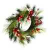 Vickerman Red and Gold Artificial Wreaths - 2 of 4