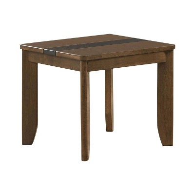 Norannah Angled Legs End Table Light Walnut/Gray - miBasics