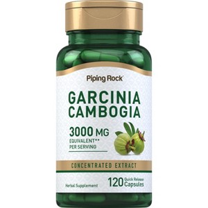 Piping Rock Garcinia Cambogia Extract Capsules | 3000mg | 120 Count - 1 of 4