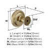 Amerock Enlivity Round Knob for Cabinets, Drawers, and Furniture - 3 of 4