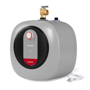 Fogatti 1440W Electric Mini Tank Water Heater, Wall/Floor Mount - 1 of 4