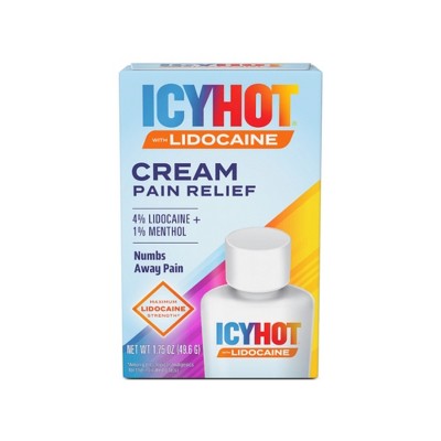 Icy Hot Pain Relieving Cream with Lidocaine - 2.7oz