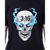 WWE Mens' Wrestling Stone Cold Steve Austin 3:16 Sleep Pajama Set Black - 2 of 4
