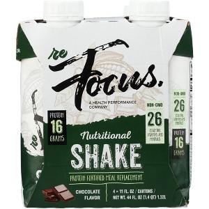 Refocus Plant Protein Rtd Chocolate 4 pack - Pack of 3 - 44 FO - 1 of 1