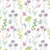 Emanuela Carratoni New Floral Romance Shower Curtain - Deny Designs: Botanical Pattern, Microfiber, Machine Washable - 2 of 4