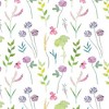 Emanuela Carratoni New Floral Romance Shower Curtain - Deny Designs: Botanical Pattern, Microfiber, Machine Washable - image 2 of 4