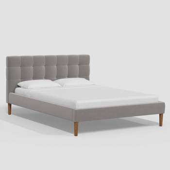 Dessy Pull Tufted Platform Bed in Luxe Velvet - Threshold™