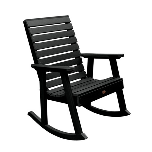 Black patio chairs target new arrivals