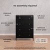 MH London Rita 4 Drawers Metal Dresser in Black - 3 of 4