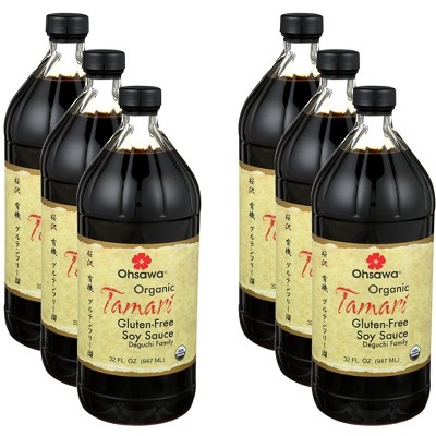 Ohsawa Soy Sauce Tamari Organic - Case of 6 - 32 oz