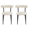 NicBex  Set of 2 Modern Dining Chairs,Upholstered Dinner Chairs with Metal Frame for Kitchen,Living Room - 4 of 4