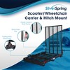 Silver Spring 48" x 27.75" Folding Steel Scooter/Wheelchair Carrier with Ramp & Hitch Mount, 500 lb. Load Capacity, Folds Against Back of Your Vehicle - 2 of 4