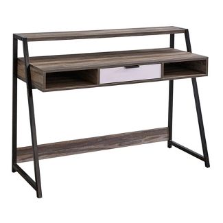 Sahana Desk Black/Driftwood - Buylateral